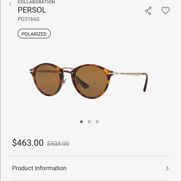Persol Other - Person Calligrapher Sunglasses
